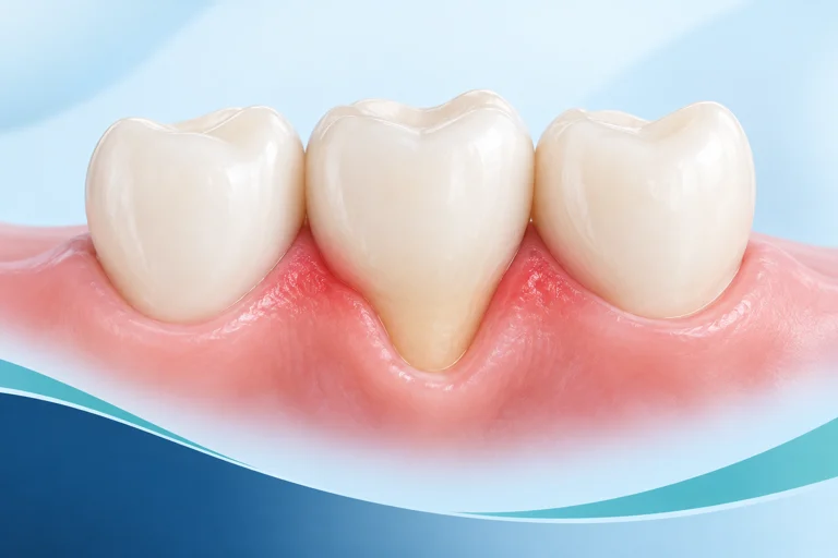 Illustration: Bleeding, tender, or receding gums