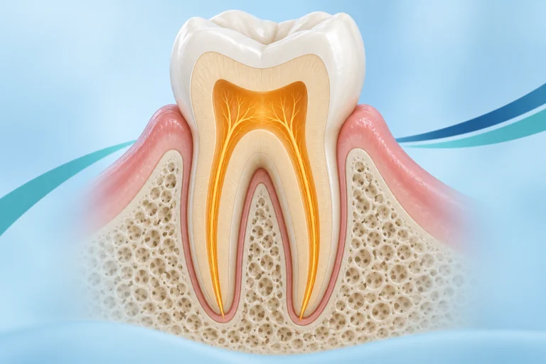 Illustration: Root canal concerns or a recommendation for treatment