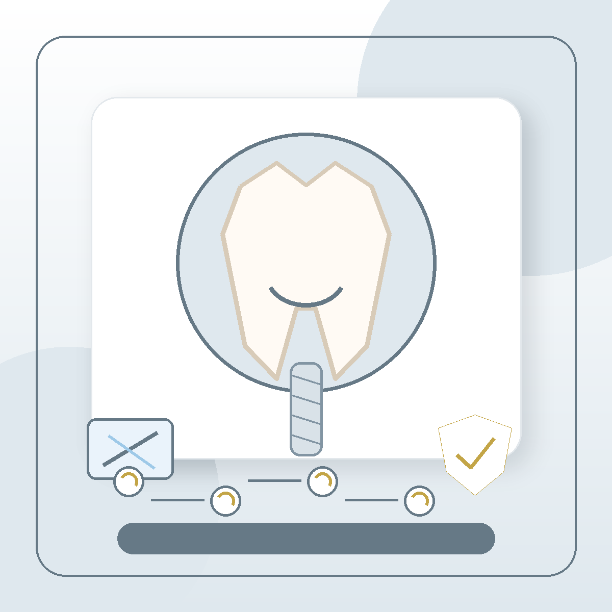 Bone Grafting dental service visual card