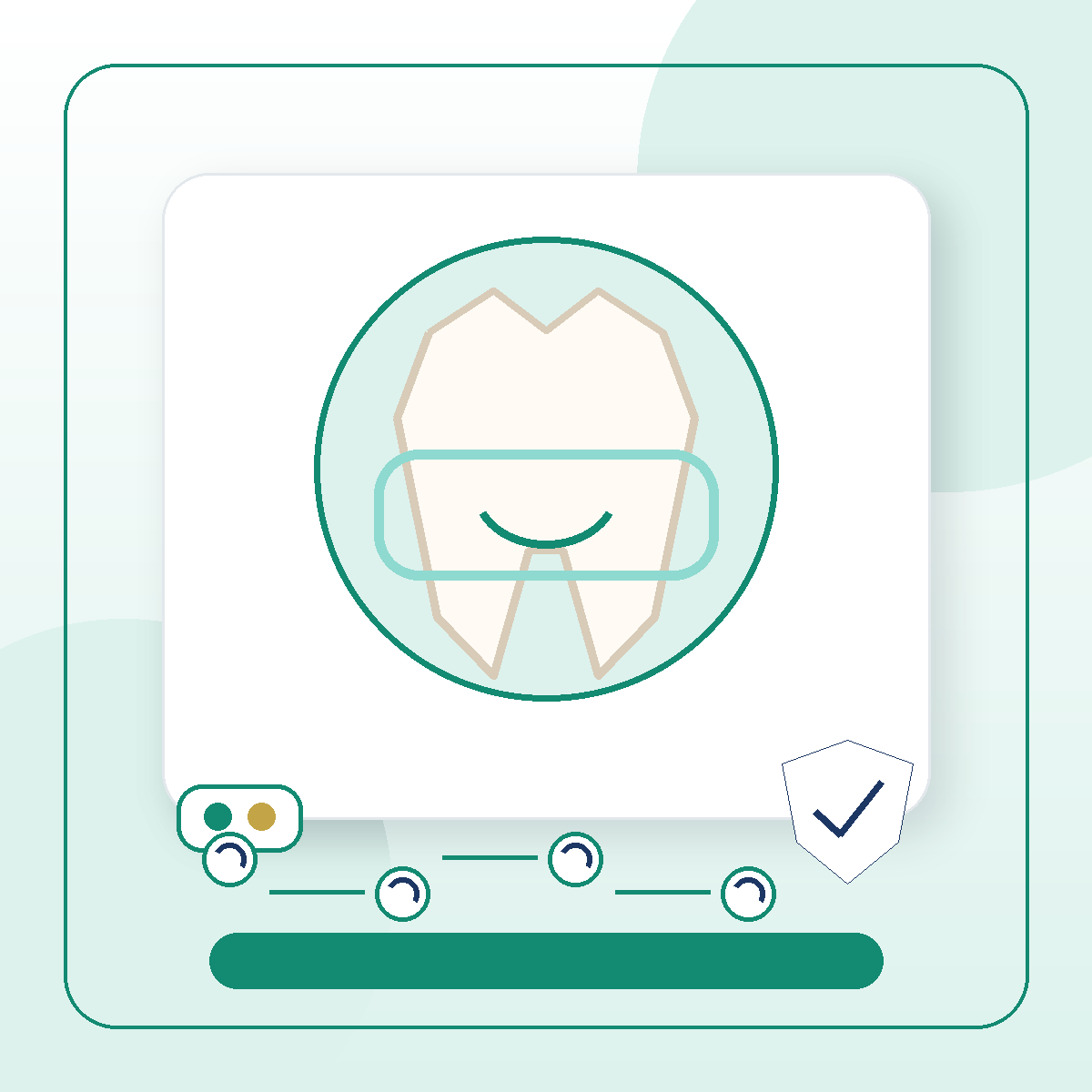 Invisalign dental service visual card