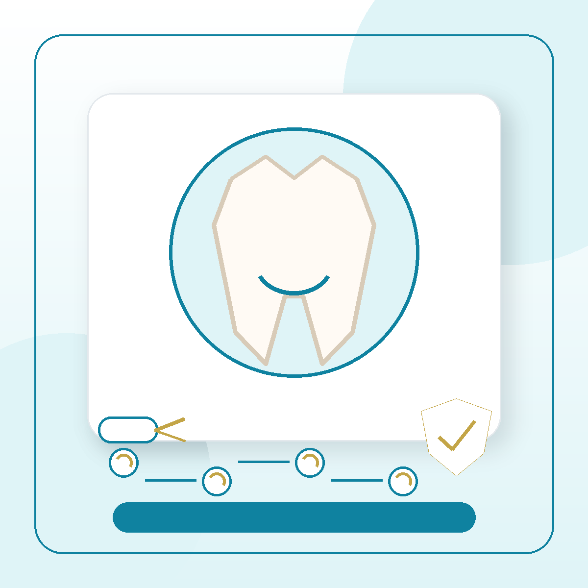 Laser Gum Therapy dental service visual card