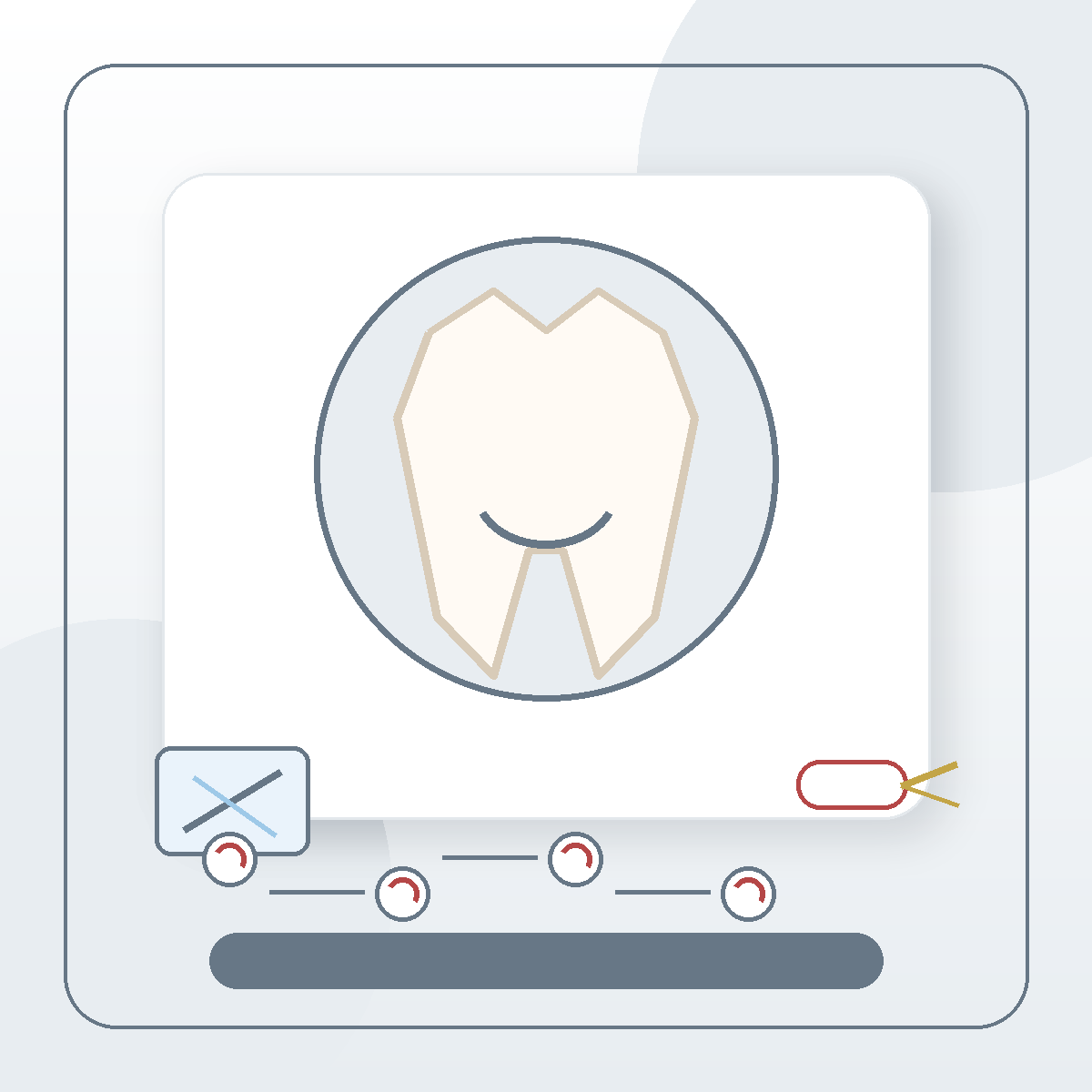 Wisdom Teeth dental service visual card