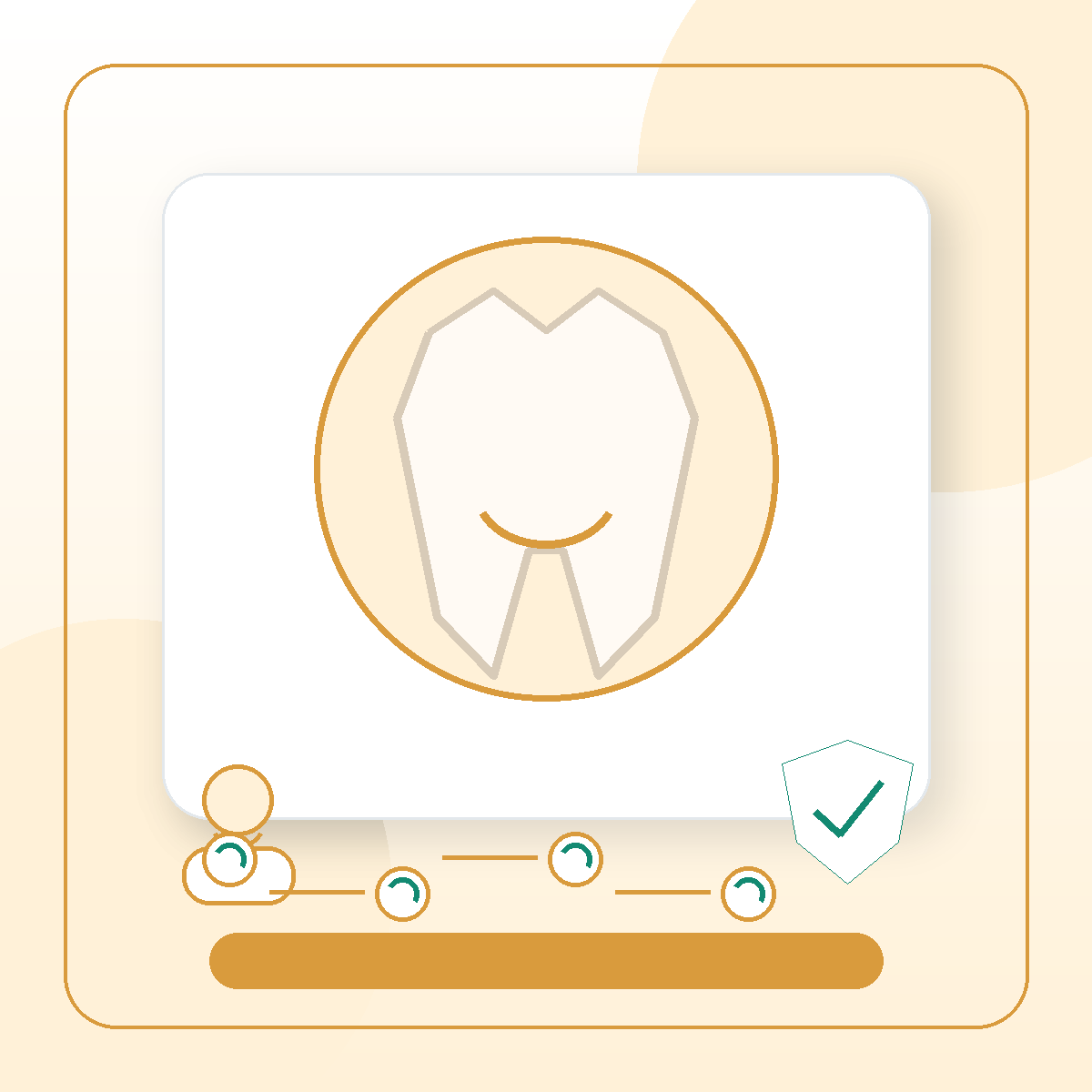 Dental Anxiety for Kids dental service visual card
