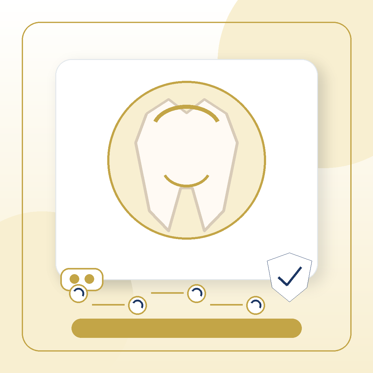 Cosmetic Dentist dental service visual card